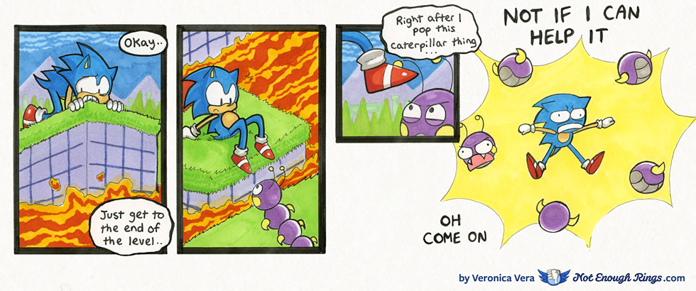 Sonic the Hedgehog 1: Green Hill Zone, Act 1 — Not Enough Rings