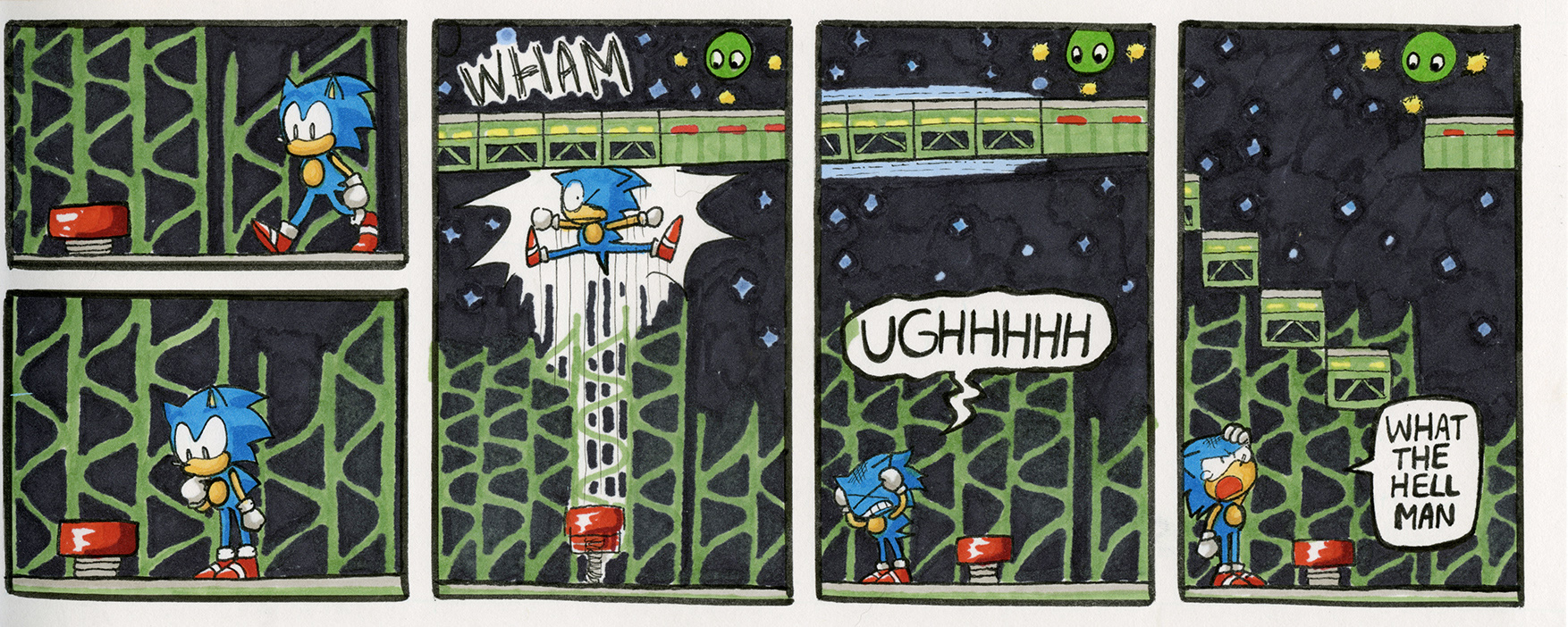 Sonic the Hedgehog 1: Star Light Zone, Act 1