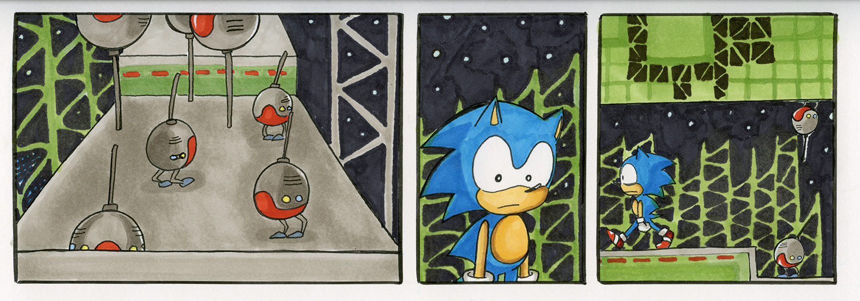 Sonic the Hedgehog 1: Star Light Zone, Act 2