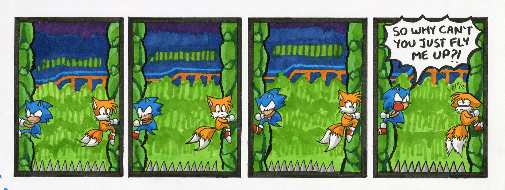 Sonic the Hedgehog 2: Mystic Cave Zone, Act 2