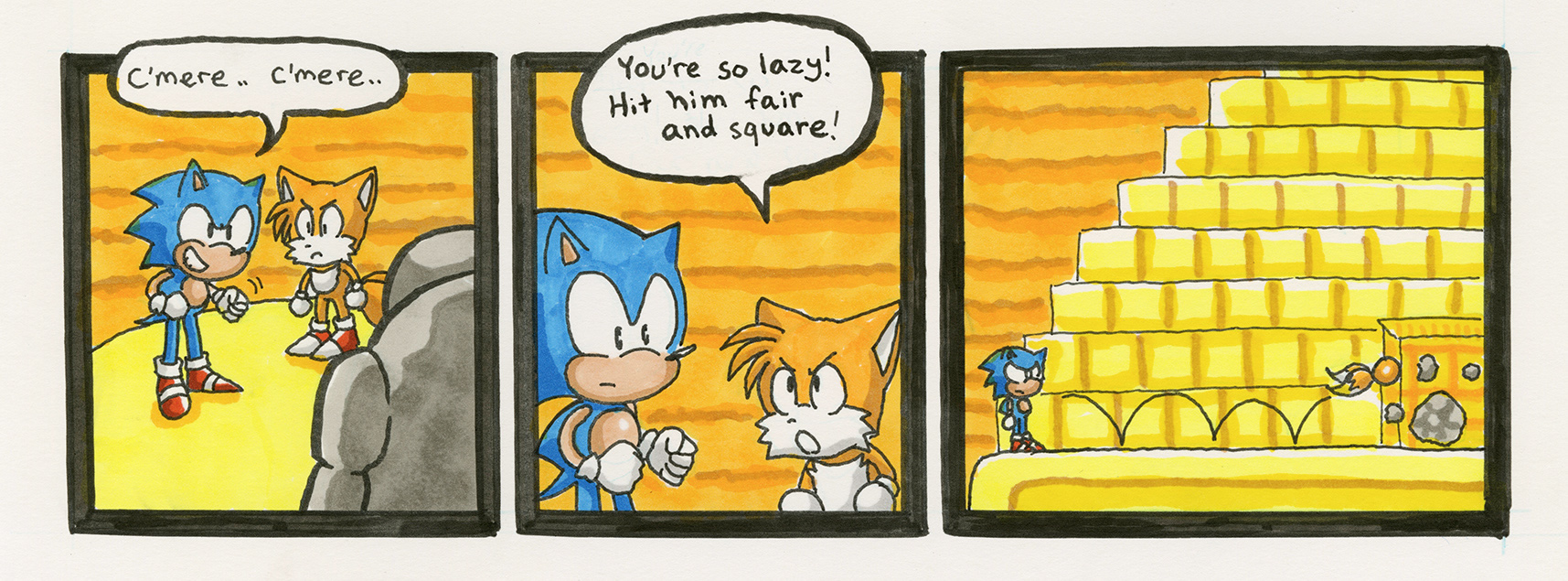 Sonic & Knuckles: Sandopolis Zone, Act 1